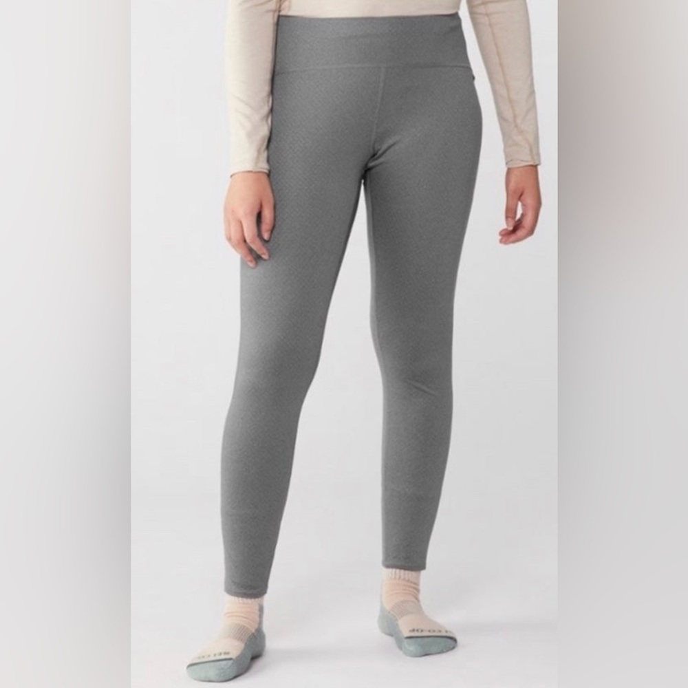 REI Women's Thermal Pull On Leggings Gray Large